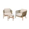 Nordic Hotel Patio Sofa Chair Waterproof Garden Furniture Outdoor Sofa