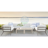 Luxury Sectional Corner Aluminum Outdoor Garden Sofa Set