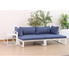 Adjustable Aluminum Frame Modern L-Shaped Garden Sofa Set