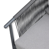 Patio Garden Outdoor Patio Conversation Couch Set Aluminum Furniture