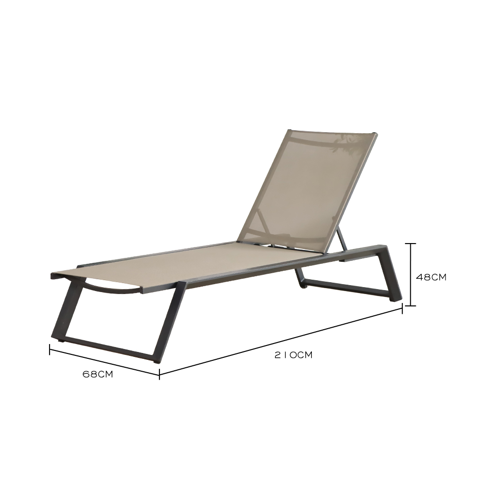 Patio Sun Lounger Chaise Outdoor Furniture Beach Chair