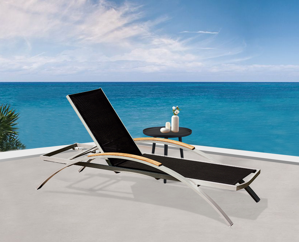 Wholesale Beach Patio Single Chaise Lounge