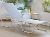 Customized Hotel Adjustable Aluminum Sun Lounger