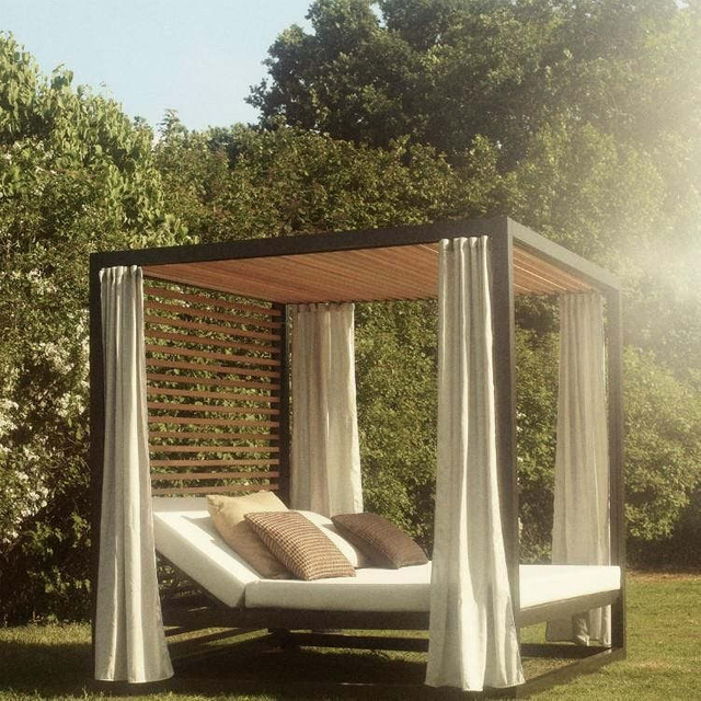 Leisure Double Park Daybed Outdoor Sunbed for Adults