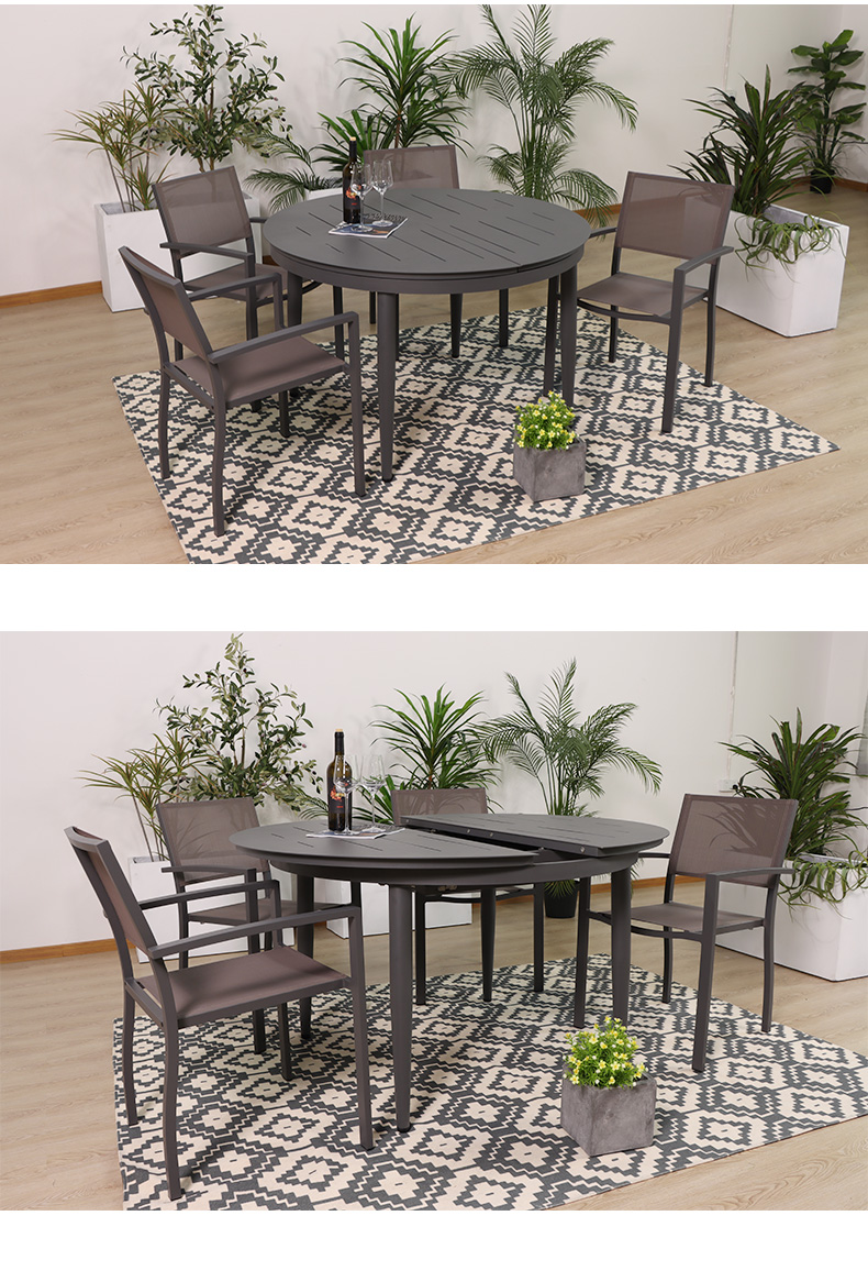 Extendable Outdoor Dining Set