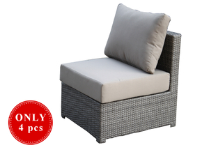 Wicker Furniture Rattan Outdoor Sofa- Middle Seat
