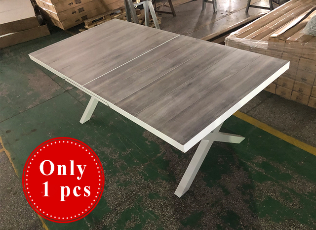 Extension Metal Outdoor Dining Table