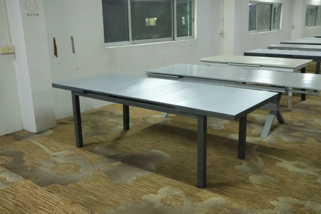 Extensible Modern Cheap Price Dining Table - Dark Grey