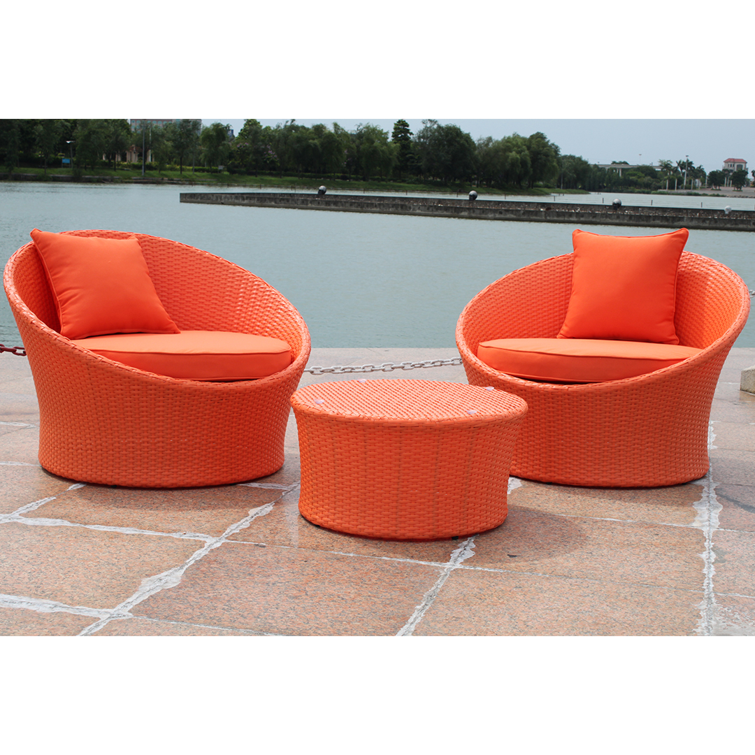 High Quality Rattan Garden Sofa with Cushion