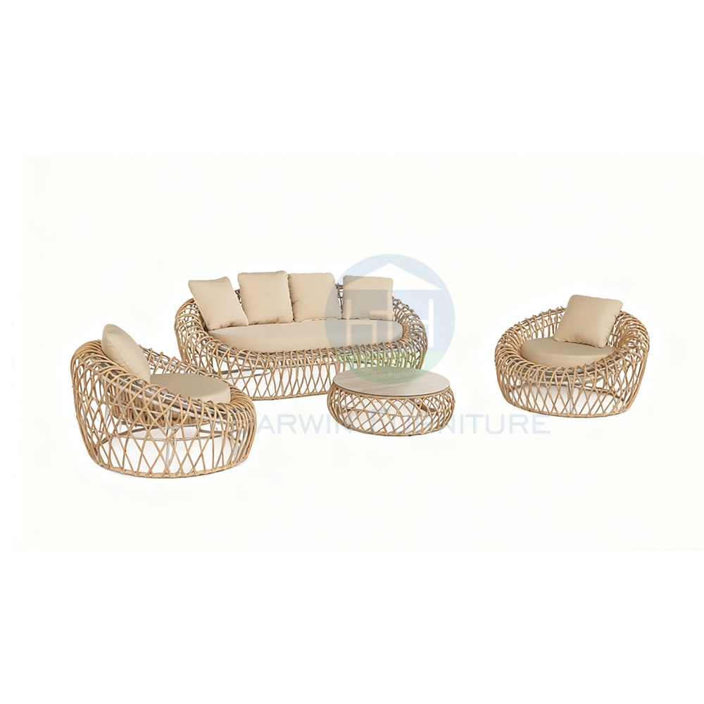Luxury Patio Furniture Set Outdoor Rattan Sofa