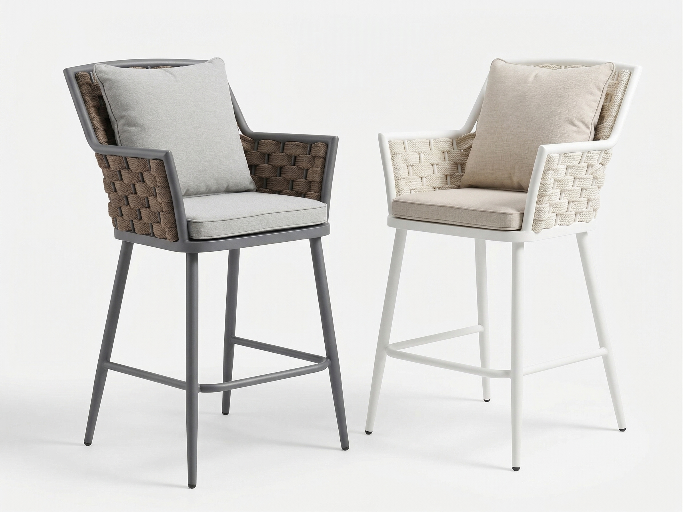 Custom Restaurant Commercial Furniture High Bar Chair Outdoor Furniture Factory With Wholesale Price