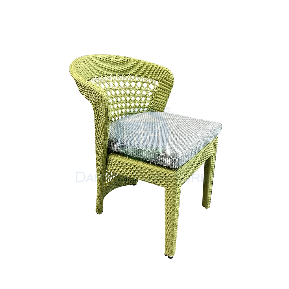 Waterproof Rattan Patio Chair and Table Balcony Set Aluminum Frame Hotel Courtyard Outdoor Garden Furniture