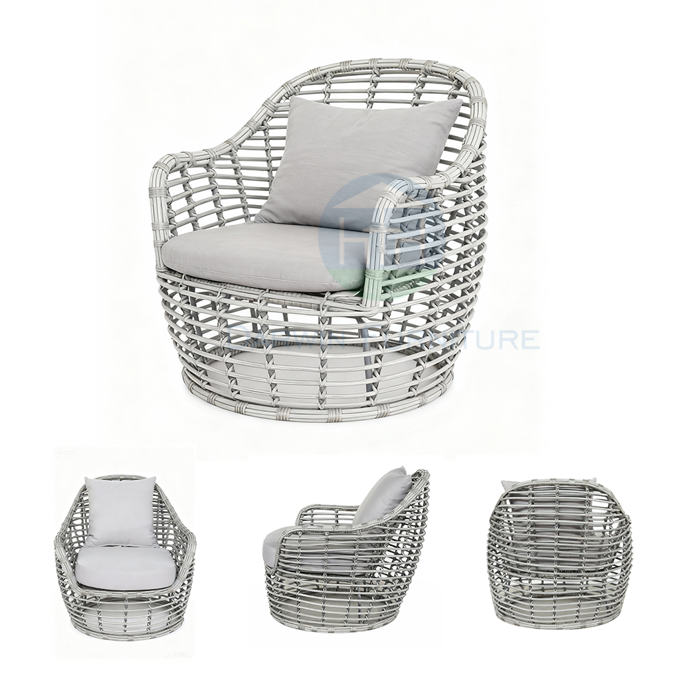 Luxury Thick-Weave Rattan Garden Furniture Outdoor Sofa Set