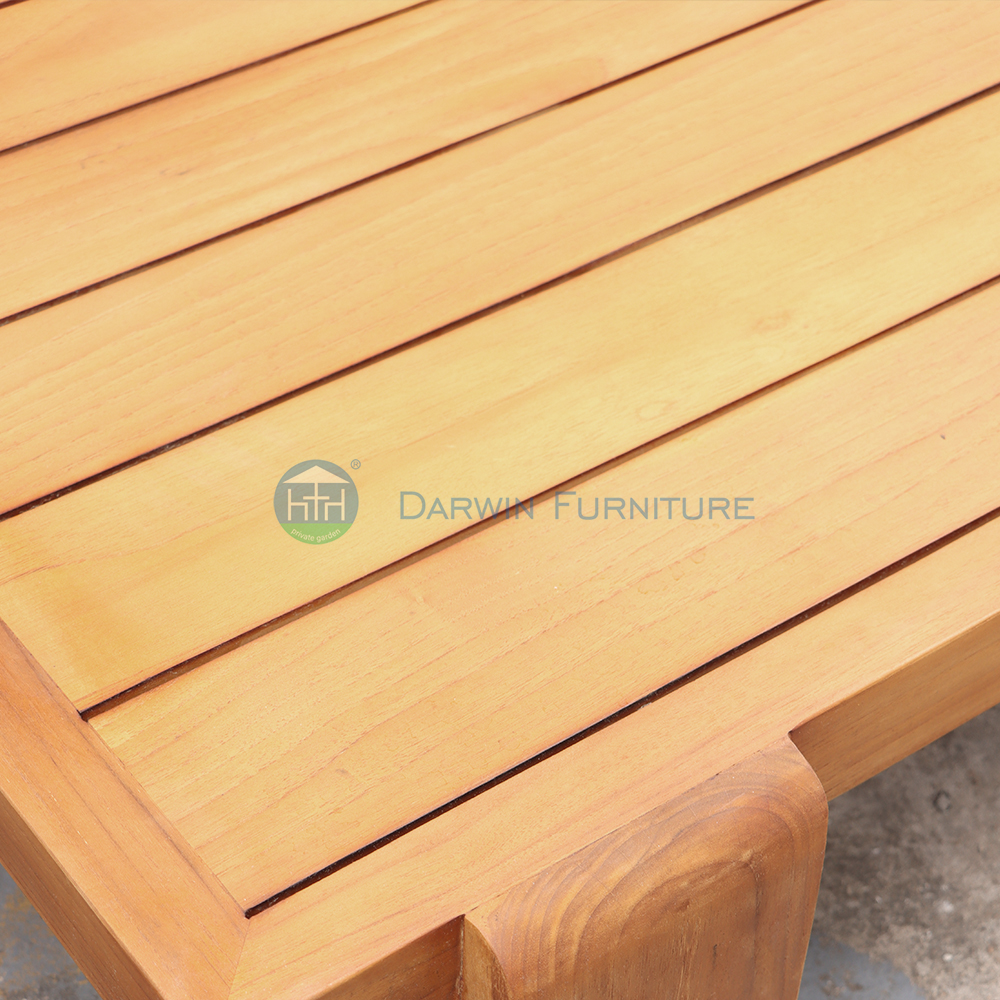 All Weather Solid Teak Wood Patio Sofa Furniture