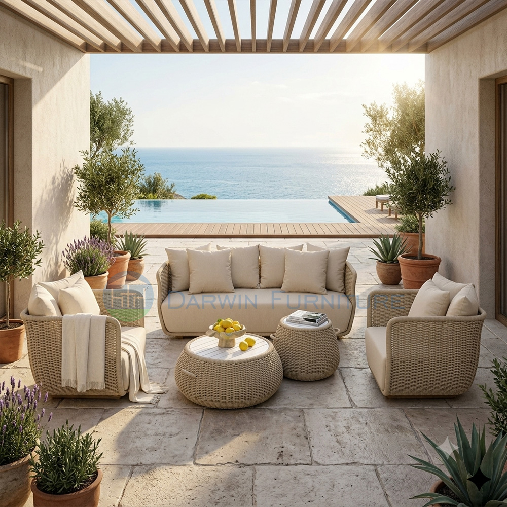 All Weather Rattan Outdoor Furniture Sofa