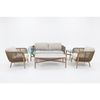 Commercial Grade Solid Wood Outdoor Furniture Sofa Set
