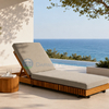 Premium Teak Wood Outdoor Sun Lounger 