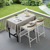 Aluminum Frame Rope Woven Commercial Outdoor Bar Chair