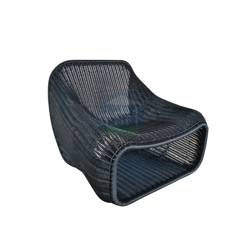 Luxury PE Rattan Lounge Chair