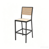 Factory Direct Outdoor Poly-wood Bar Table Set 3 Pieces Aluminum Frame OEM ODM Customizable for Hotel & Restaurant