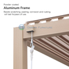 Commercial Aluminum Garden Furniture Outdoor Pergola