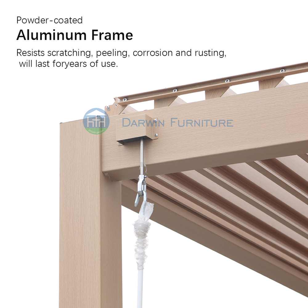 Commercial Aluminum Garden Furniture Outdoor Pergola