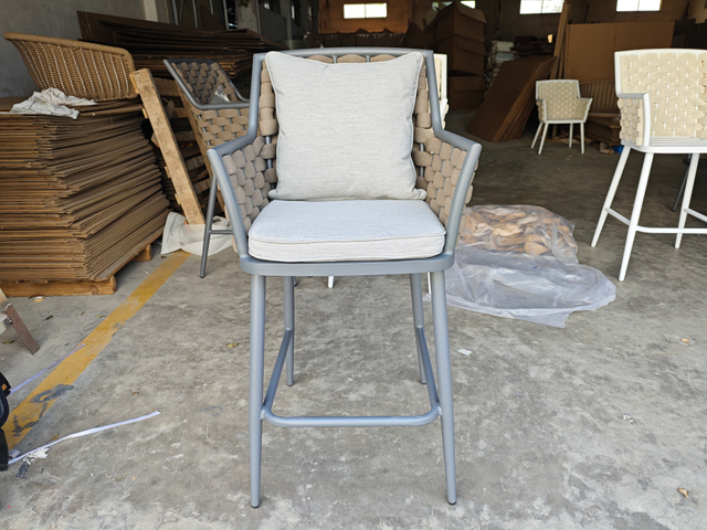 Custom Restaurant Commercial Furniture High Bar Chair Outdoor Furniture Factory With Wholesale Price