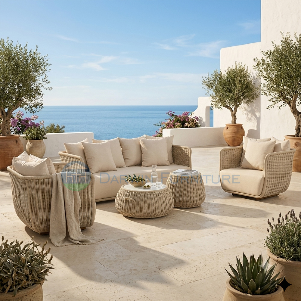 All Weather Rattan Outdoor Furniture Sofa