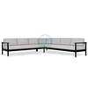 Fabric Luxury L-shaped Patio Garden Furniture Outdoor Sofa