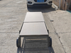 Adjustable Sun Lounger with Wheels- Grey