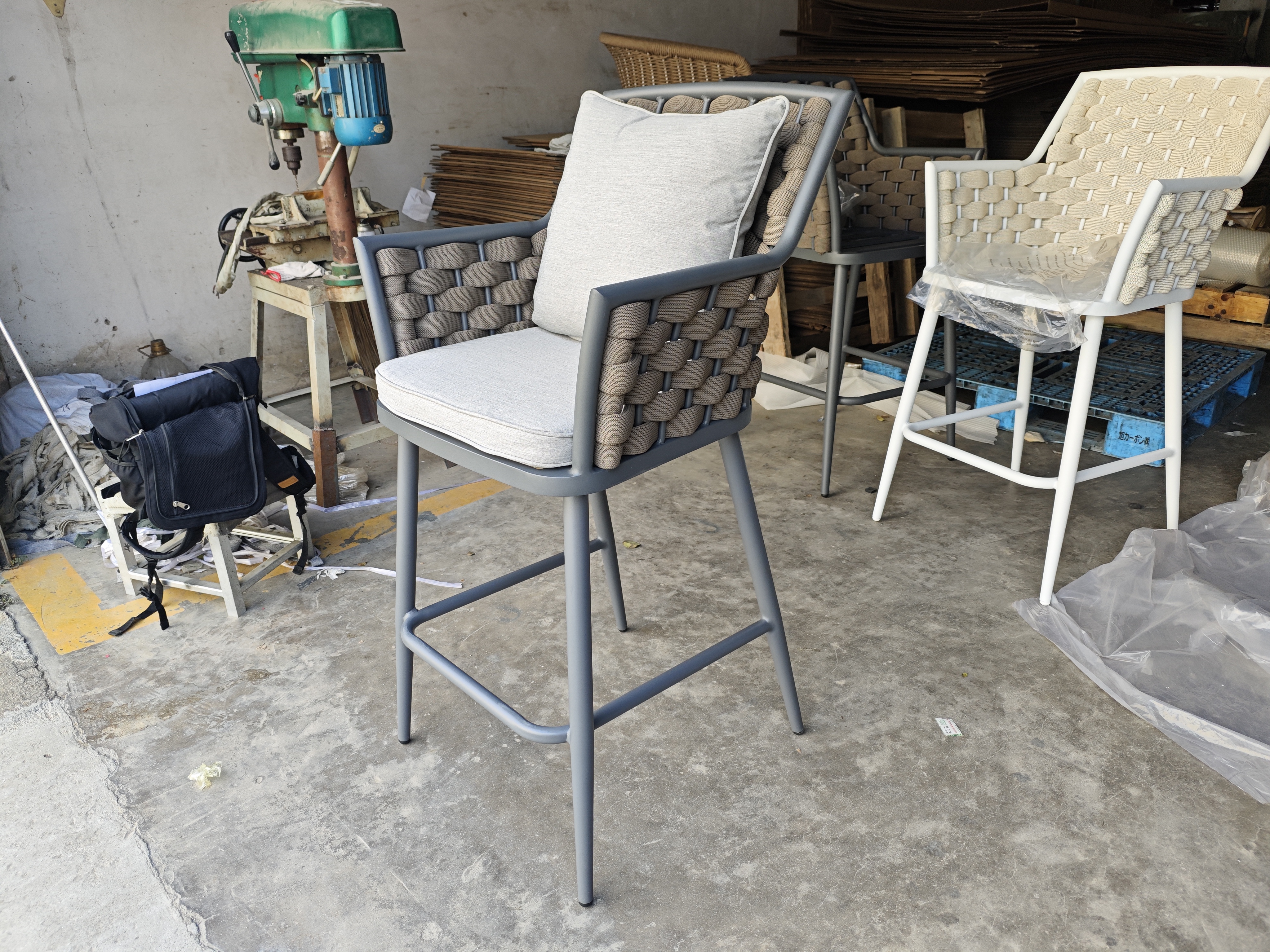 Custom Restaurant Commercial Furniture High Bar Chair Outdoor Furniture Factory With Wholesale Price