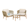 Commercial Grade Solid Wood Outdoor Furniture Sofa Set