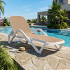Modern Commercial Outdoor Sun Lounger Adjustable Poolside Lounge Chair