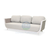 Luxury Modern Woven Strap Garden Furniture Outdoor Sofa Set