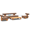All Weather Solid Teak Wood Patio Sofa Furniture